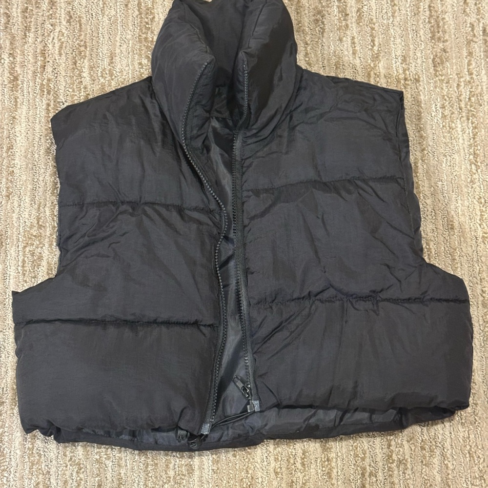 Black Puffer Vest